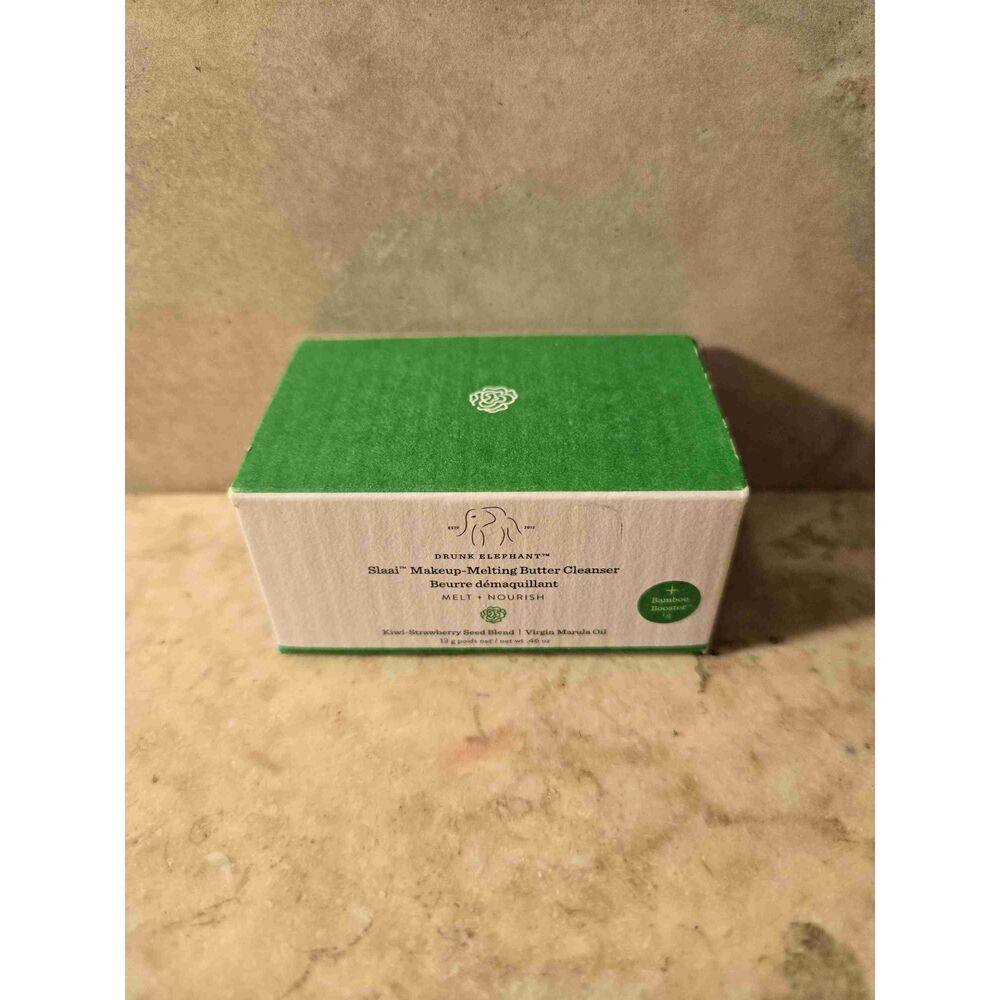 NEW Drunk Elephant Slaai Makeup Melting Butter Cleanser Bamboo Booster .46 oz